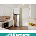 Шпон Мебель для кухни Шкаф для кухни из ПВХ Меламиновый кухонный шкаф AIS-K057